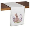 C&F Home 14" x 72" Lilac Spring Easter Bunny Rabbit Decorative Table Runner - 2 of 2