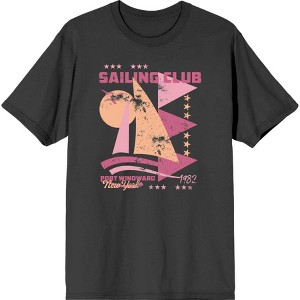 Sailing Club Port Windward New York Adult Crew Neck Short Sleeve Tee - 1 of 2