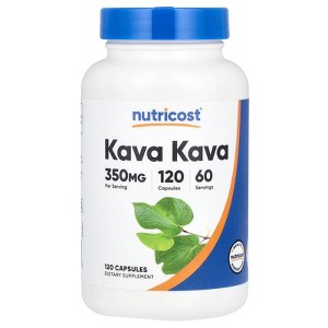 Nutricost Kava Kava, 350 mg, 120 Capsules (175 mg per Capsule) - 1 of 2