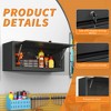 Metal Wall Storage Cabinet, Garage Wall Mounted Tool Storage Cabinet, Locking Garage Storage Rack for Kitchen Warehouse Office Bathroom - 4 of 4