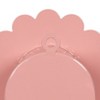 Storied Home Metal Wall Shelf with Scalloped Edge, Pink - 3 of 4