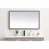 Elegant Lighting Pier 24x40 inch LED mirror with adjustable color temperature 3000K/4200K/6400K in black - 2 of 4