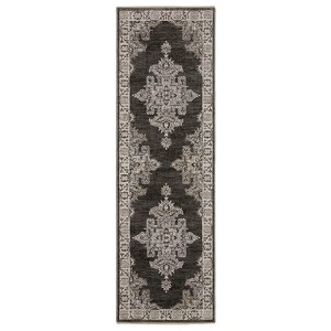 Oriental Weavers Chamberlain CH08B Grey/ Beige Indoor Area Rug - 2'3" x 7'6" - 1 of 4