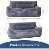 Hooseng Bean Bag Chair, Bean Bag Sofa with Tufted Soft Stuffed Filling, Big Bean Bag Chairs for Adults Oversized Beanbag Chair Lazy Sofa - 4 of 4
