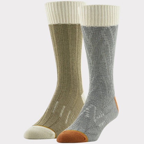 Goldtoe Signature Collection Men's Herringbone Texture Crew Camp