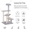 40" 5-Level Revolving Stair Cat Tree Scratcher Climbing Activity Tower with Play Center and Resting Perch - 4 of 4