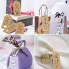 20 Pack Angel Keychain, Party Favors, Angel Key Chains with Organza Bags Thank You Cards - 4 of 4
