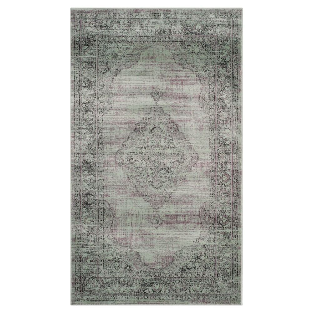 Light Gray Adalene Vintage Inspired Rug (2'7inx4') - Safavieh