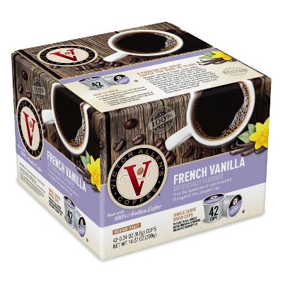 Victor Allen's Coffee French Vanilla Single Serve Coffee Pods, 42 Ct ...