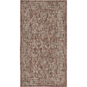 Courtyard CY8680 UV & Stain Resistant Non-Shedding Power Loomed Indoor/Outdoor Rugs - Safavieh - 1 of 4
