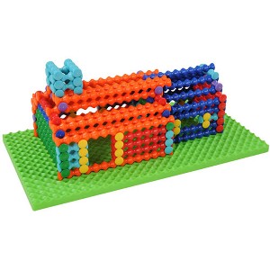 Popular Playthings Playstix Deluxe Building Set 211 Pcs - 1 of 3