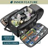 PAVILIA Toiletry Bag Women Men, Travel Toiletries Organizer Case, Essentials Shaving Dopp Kit, Cosmetic Make Up Accessories - 3 of 4