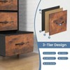 SKRAN Dresser For Bedroom With 6 Fabric Drawers, Wide Chest Of Drawers With Metal Frame, Storage Dresser Organizer Unit For Living Room - 4 of 4