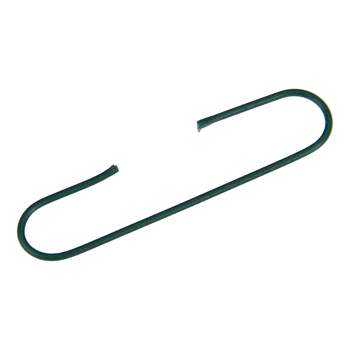 Northlight Club Pack of 100 Forest Green Christmas Ornament Hooks 1.5"