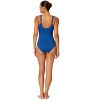 Women's Live In Color Square Neck Shirred One Piece Swimsuit - 4 of 4