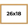 PosterPalooza | 26x18 Wood Antique Frame with UV Acrylic, 4 Finishes: Bronze, Gold, Silver, and Black - 2 of 4