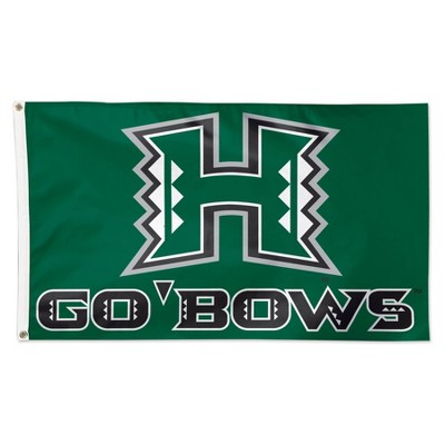 NCAA Hawaii Rainbow Warriors 3'x5' Slogan Flag