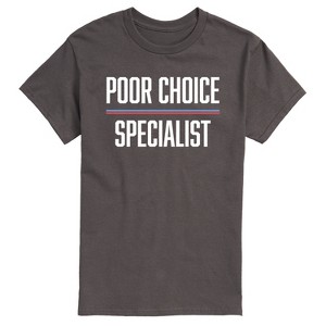 Men's - Instant Message - Poor Choice Specialist Short Sleeve Graphic T-Shirt - 1 of 4