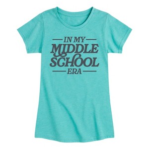 Girls' - Instant Message - In My Middle School Era Fitted Short Sleeve Graphic T-Shirt - 1 of 4