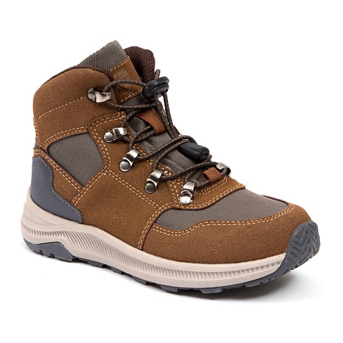 Deer Stags Kids' Peak Jr. Bungee Lace Hiking Boot-chestnut/green-4 Big ...