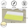 Evideco French Home Goods Bath Mat Bi-Color Microfiber for Bathroom - 30" L x 18" W - Soft and Absorbent - 4 of 4
