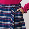 Hope & Henry Girls' Flannel Pull-On Ruffle Skirt, Kids - 3 of 4