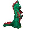 Animated Projection Kaleidoscope 9FT Tall Dragon (RGB) Christmas Inflatable - 2 of 3