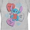Women's Lilo & Stitch Hearts and Pizza T-Shirt - 2 of 4