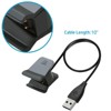 Insten USB Charging Cable Compatible with Fitbit Alta HR Fitness Tracker, Black, 10 in - 4 of 4