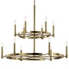 Kichler Lighting Tolani 12 - Light Chandelier in  Brushed Natural Brass - 2 of 4