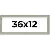 PosterPalooza | Panoramic Sculpted Blue Picture Frame - UV Acrylic, Foam Board Backing, Hanging Hardware - 2 of 4