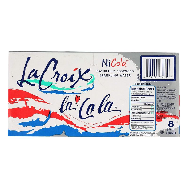 La Croix NiCola Sparkling Water - Case of 3/8 pack, 12 oz, 5 of 8