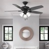 52" Builder Ceiling Fan (Includes LED Light Bulb) Black - Hunter Fan - 4 of 4