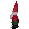 Gemmy Christmas Inflatable Santa Gnome, 4 ft Tall, Multi - 3 of 4