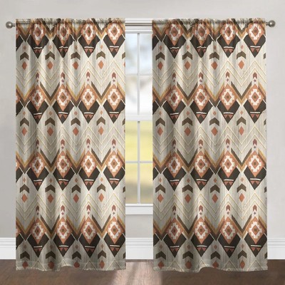 Laural Home Natural Lodge 84" Room Darkening Window Panel
