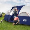 Cesicia 14 FT Red 8 Person Camping Tents with  5 Large Mesh Windows - 4 of 4