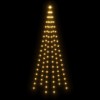 vidaXL Christmas Tree Warm White Copper, PVC Medium Adjustable Armrests - 6 x 2 ft Warm White Straight Shaped LED Lights - 4 of 4
