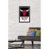 Trends International NBA Chicago Bulls - Logo 21 Framed Wall Poster Prints - 2 of 4