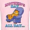 Juniors Womens Garfield Mother's Day All Day  T-Shirt -  - - 2 of 4
