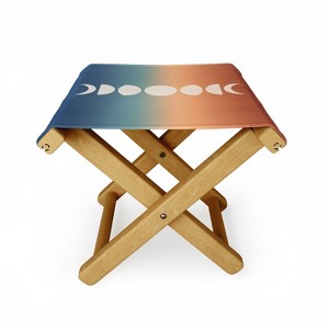 Colour Poems Ombre Moon Phases XV Folding Stool - 1 of 3