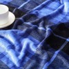 Flannel Fleece Throw Blanket 60x80 Inches, All Season Plaid Blue for Bed, Couch, Car - 3 of 4