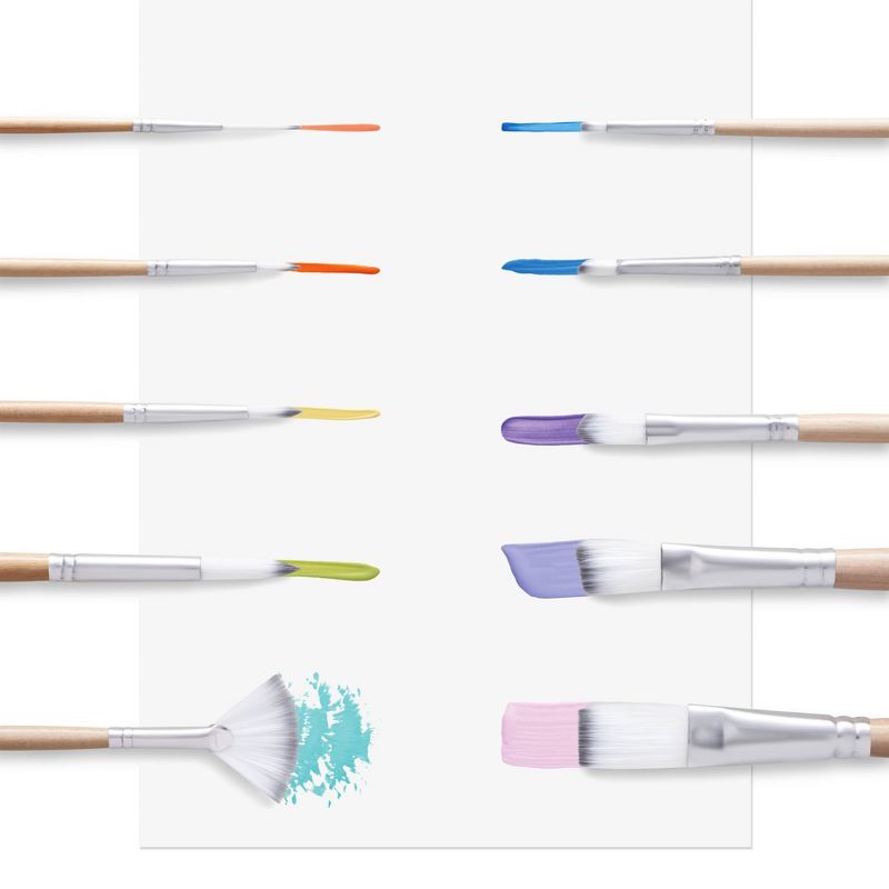 10pc Artist Paintbrush Set - Mondo Llama&#8482;, 5 of 8