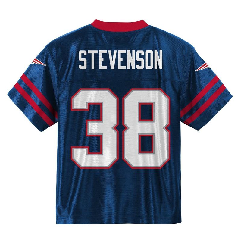 NFL New England Patriots Toddler Boys' Short Sleeve Stevenson Jersey, 3 of 4