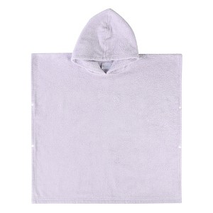 Kids Unisex Cotton Terry Medium Weight Hooded Bath Towel by Blue Nile Mills - 1 of 4