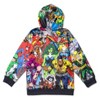 Marvel Avengers Captain America Spider-Man Iron Man Venom Fleece Pullover Hoodie Toddler to Big Kid - 4 of 4