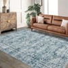 Vintage Boho Area Rug , Non-Slip, Washable, Soft, Short Pile, Non-Shedding Floor Carpet for Living Room,Bedroom Office - 3 of 4