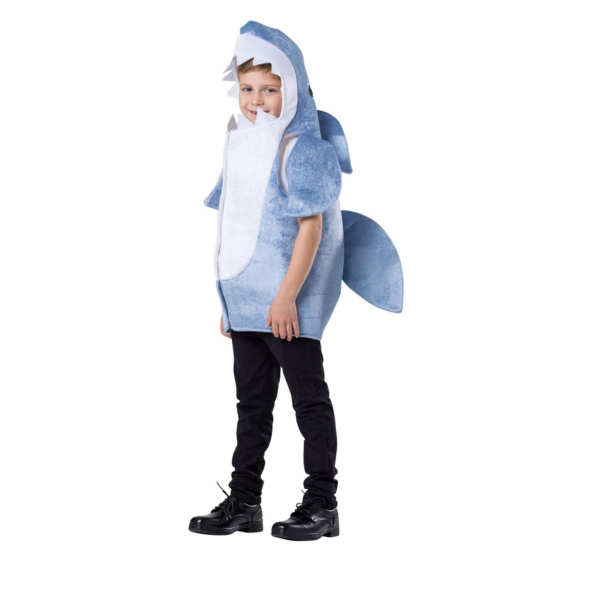 Dress Up America Blue Shark Tunic Costume for Toddlers - thumbnail 5