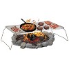 Brentwood 25-In. x 17-In. Heavy-Duty Stainless Steel Portable Folding Campfire Grill with Carry Bag, BB-17X25SS in Silver - 3 of 4