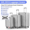 Luggage Sets 3 Piece(20/24/28), Expandable Carry On Luggage with TSA Lock Airline Approved, 100% PC Hard Shell and Lightweight Suitcase - 2 of 4