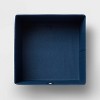 11" Fabric Bin Galaxy Blue Geometric - Room Essentials™: Square Storage Cube for Dorm Rooms, Folds Flat - image 3 of 4